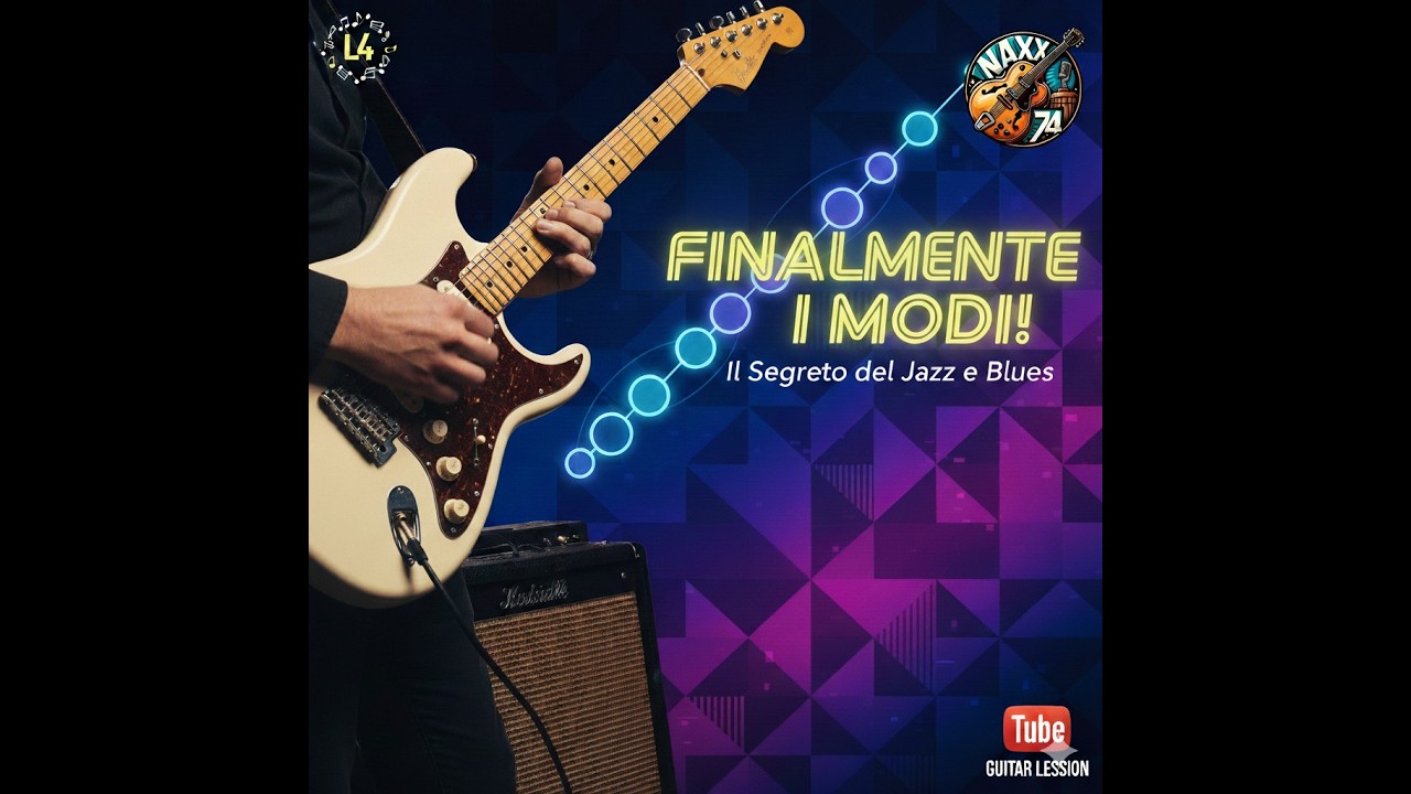 Lezione di Armonia Maggiore: I 7 MODI spiegati semplicemente #guitar #music #jazz #jazzfusion