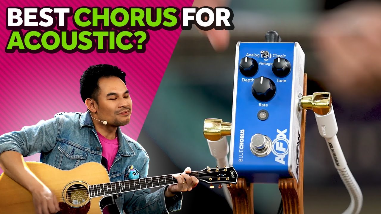 Best chorus pedal for acoustic guitar?  The Fishman AFX BlueChorus