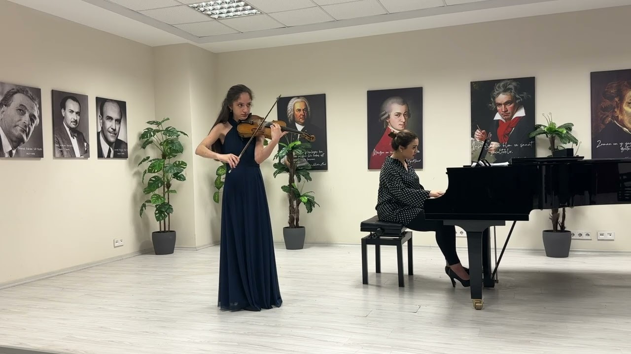 Henryk Wieniawski - Violin Concerto in D minor - 1. Allegro moderato (Performed by Arya Derin GUNER)