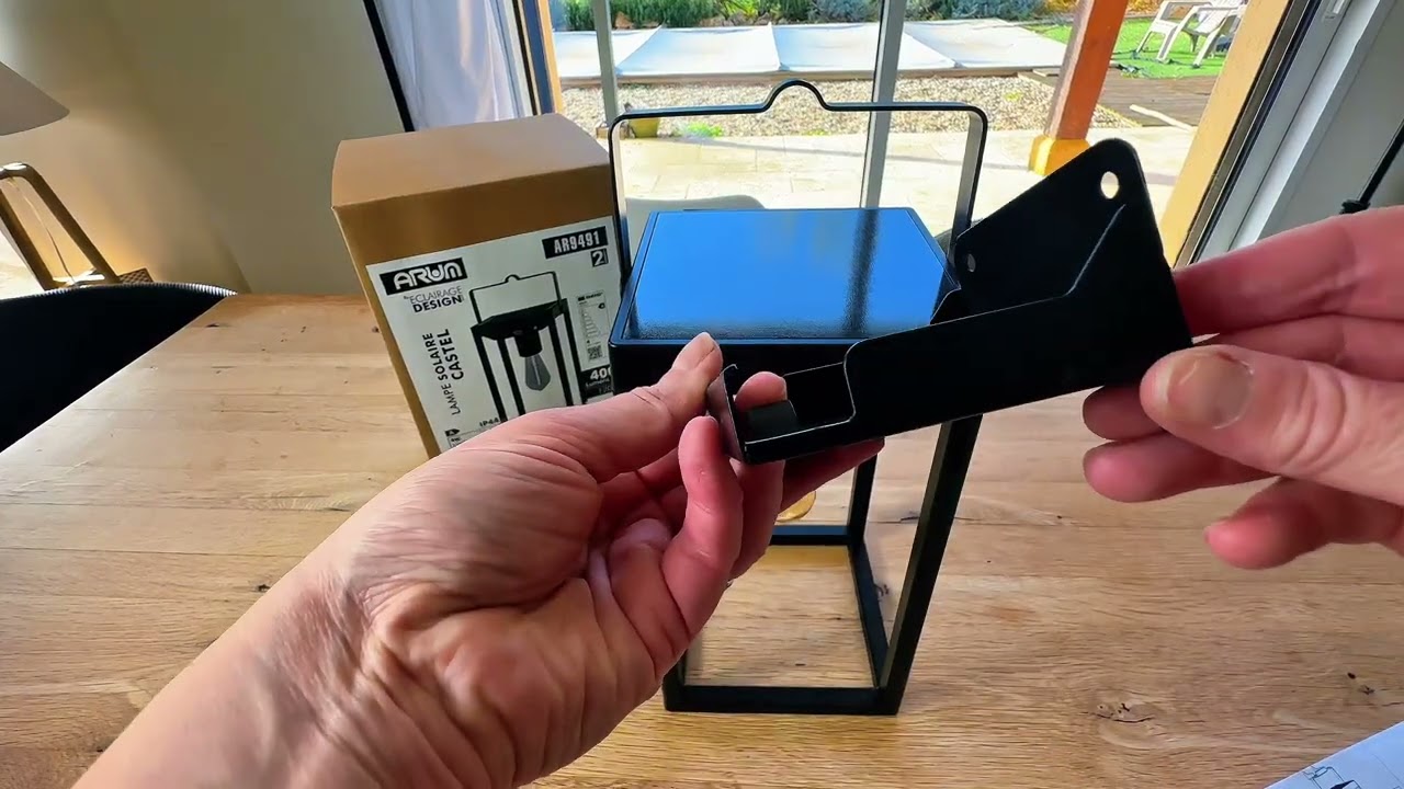 Castel : La lampe solaire 2-en-1 qui change tout (Applique & Table) ! ☀️