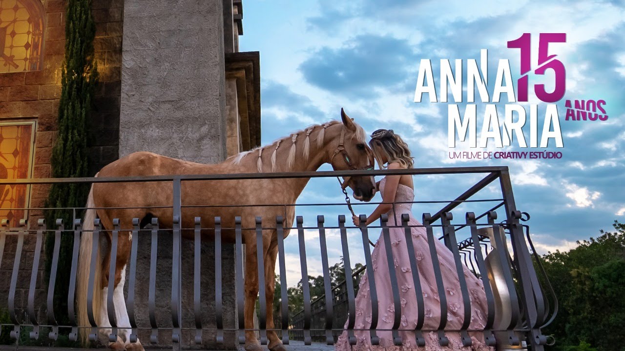 ENSAIO DE 15 ANOS COM CAVALO NO CASTELO DOS VINHAIS | FESTA DE 15 ANOS ANA MARIA | CRIATIVY ESTÚDIO