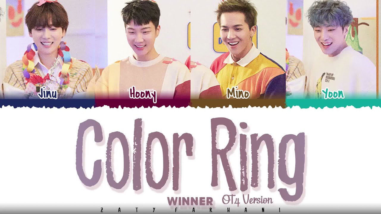 WINNER &ndash; 'COLOR RING' [4 Ver.] Lyrics [Color Coded_Han_Rom_Eng]