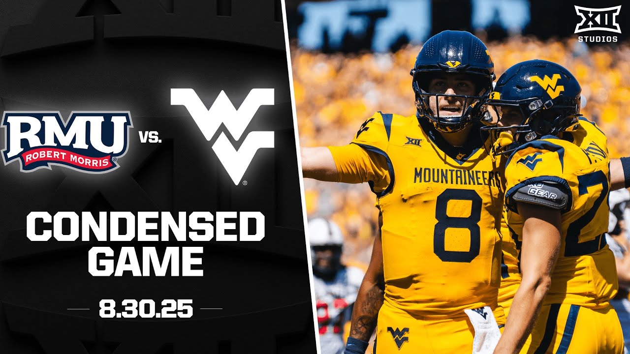 Robert Morris vs. West Virginia Condensed Game | 2025 Big 12 Football