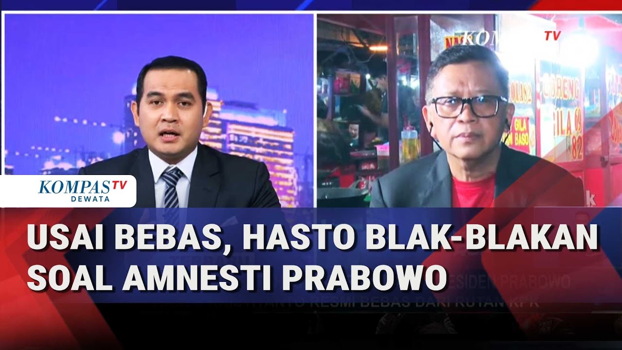 Terbaru! Blak-Blakan Hasto Usai Bebas Terima Amnesti dari Presiden Prabowo: Kalau Tidak Percaya...