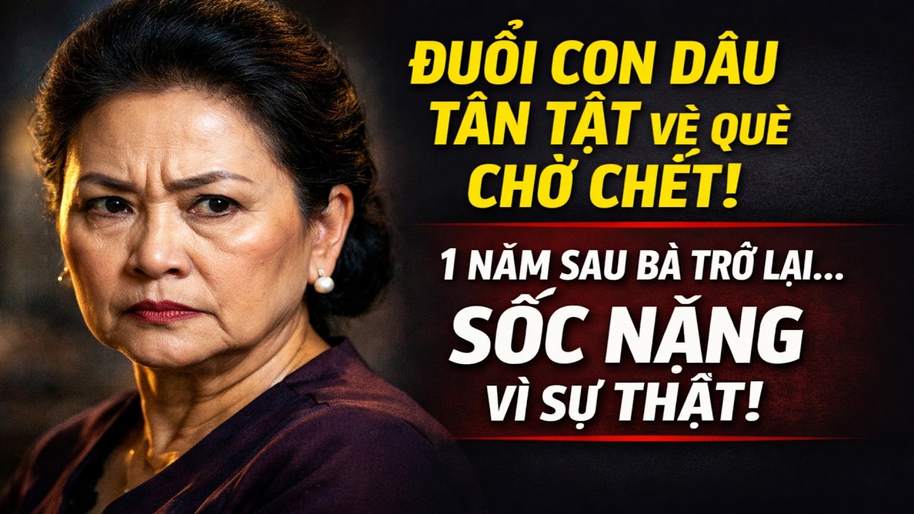 Mẹ chồng xúi con trai vứt vợ bệnh tật về quê chờ chết, 1 năm sau quay lại đòi thừa kế và cái kết CA