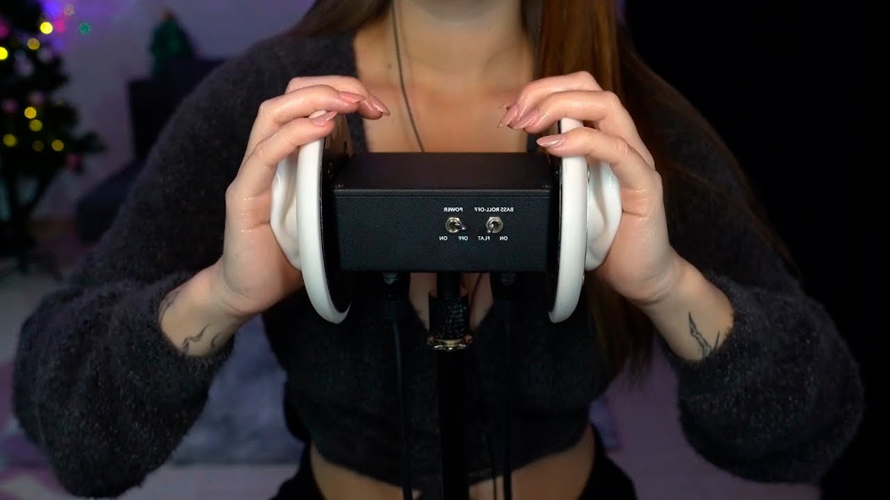ASMR Masaje de Orejas en Seco y con Aceite (NO TALKING)
