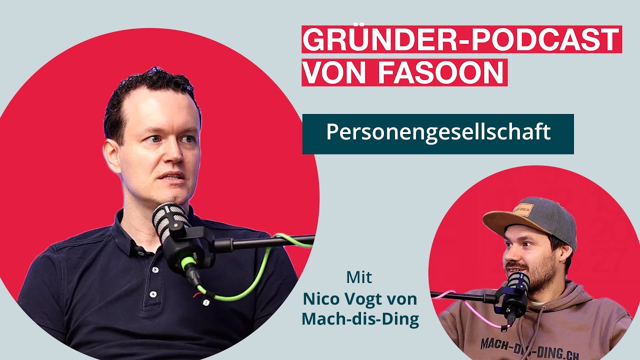 Personengesellschaft – Einzelfirma oder Kollektivgesellschaft gründen | mit Mach-dis-Ding.ch