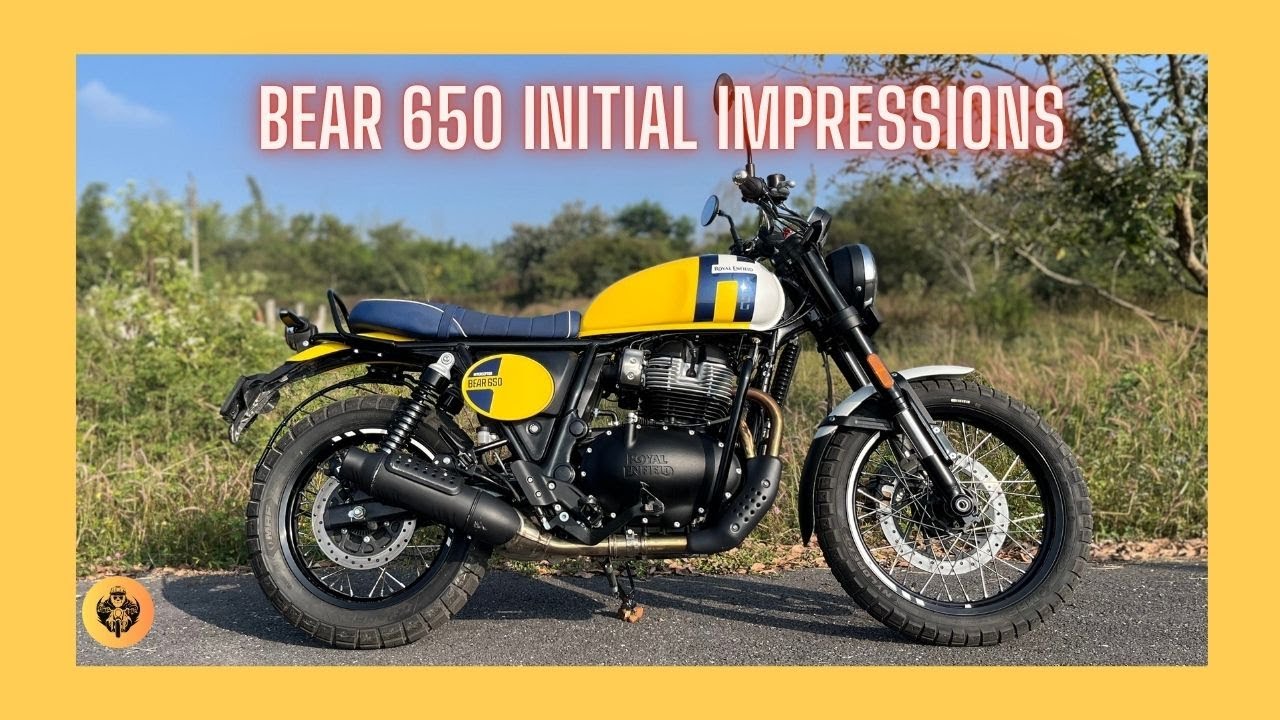 Royal Enfield BEAR 650 | Initial Impressions | PODCAST