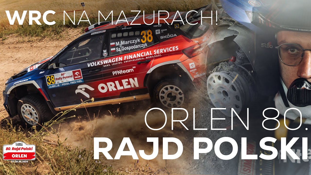 WRC na Mazurach! ORLEN 80. Rajd Polski 2024 | Miko Marczyk VLOG 4k