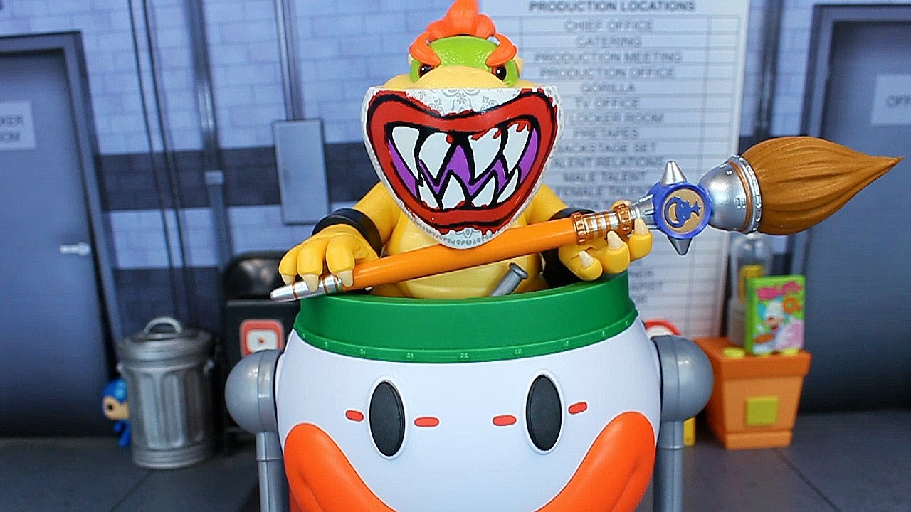 Jakks Pacific The Super Mario Galaxy Movie Bowser Jr. & Clown Car Review!