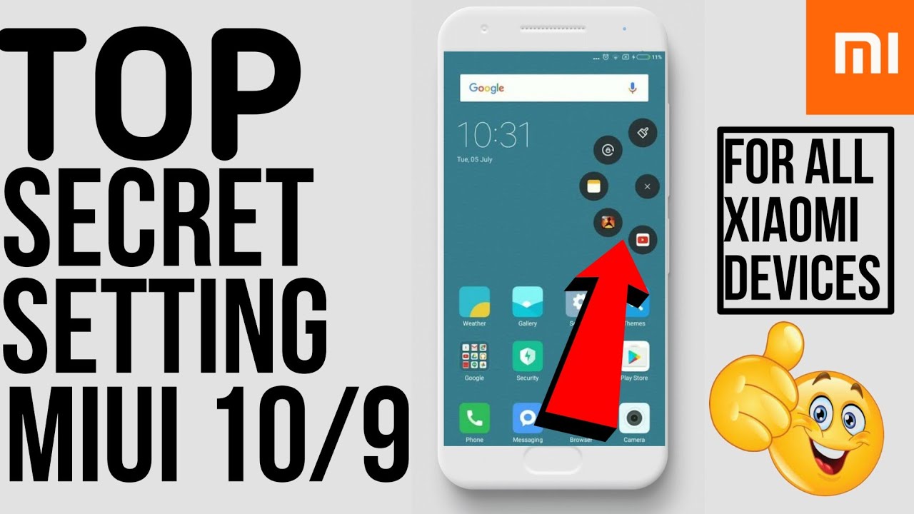 TOP SECRET SETTING IN MIUI 10 || FOR ALL XIAOMI DEVICES || MIUI 10 HIDDEN TIPS AND TRICS (in hindi)