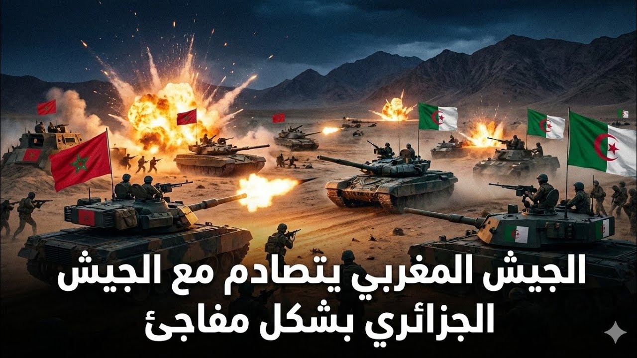 الجيش المغربي يتصادم مع الجيش الجزائري بشكل مفاجئ