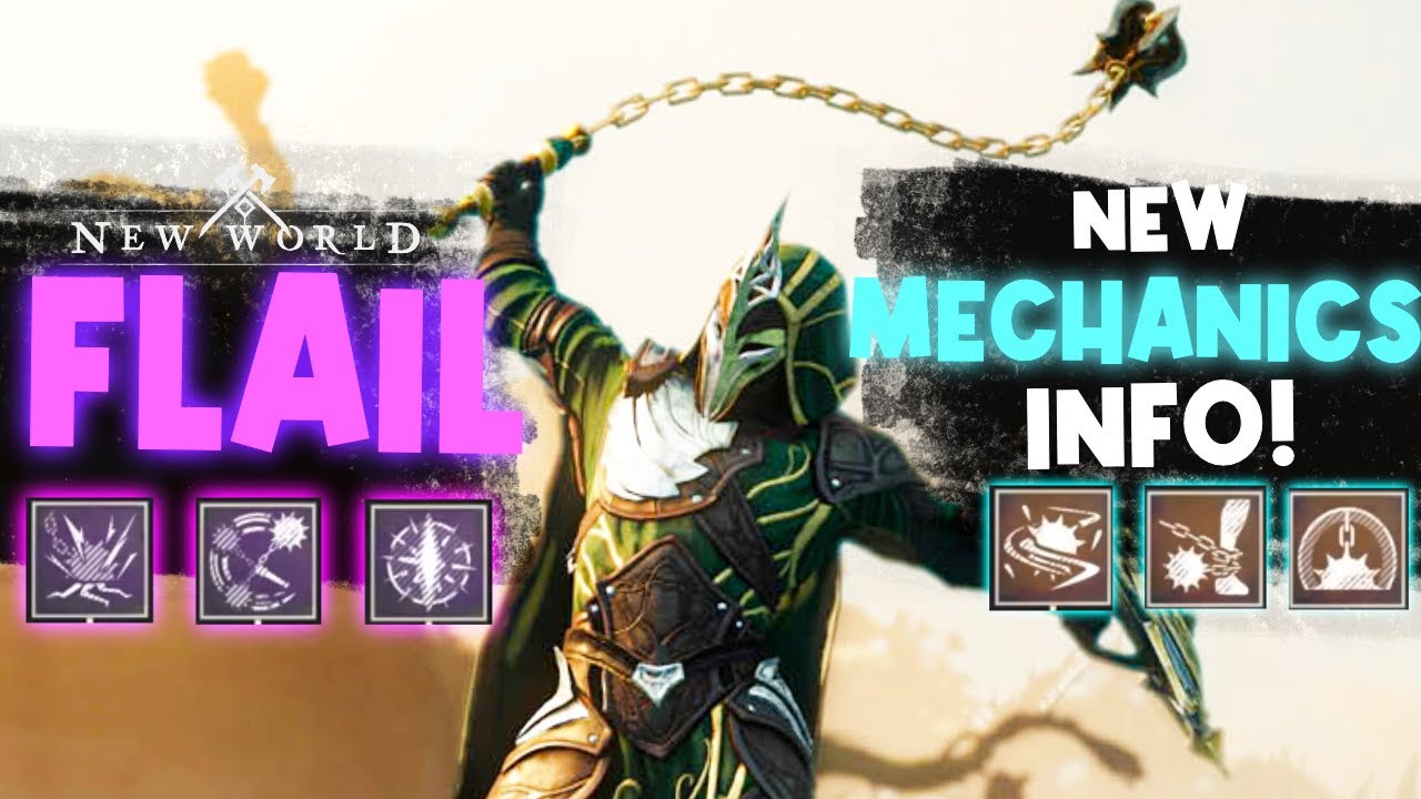 CHAIN HEAL! New FOCUS Scaling System! KITE SHIELD VIABLE! ⚔️New World Flail Ability Update