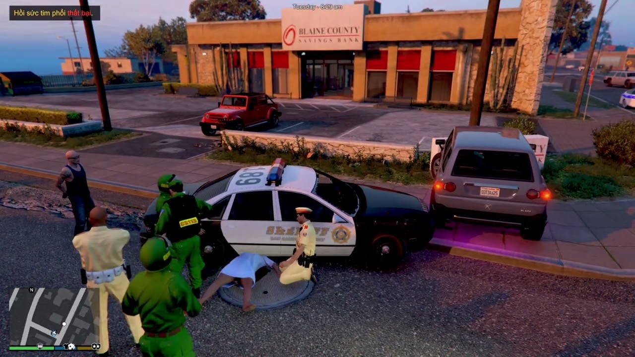 GTAV-LSPDFR VIETNAM - POLICE OPEN SHOOTS TO BREAK UP DRUG GANG