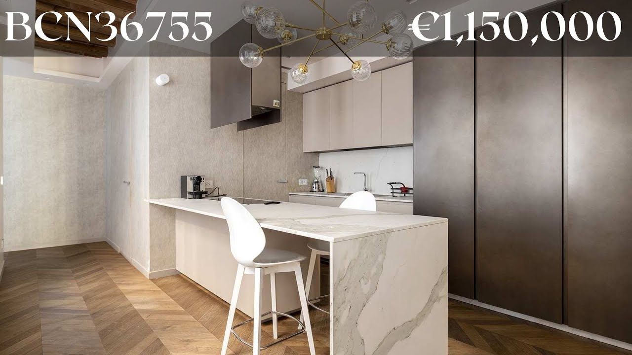 Spectacular completely refurbished apartment for sale in Eixample, Barcelona