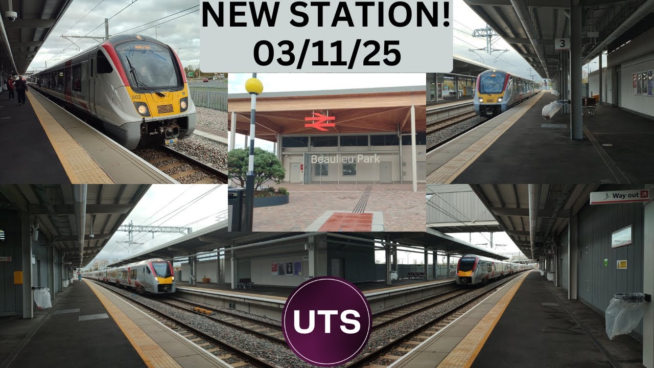 Beaulieu Park Station Tour & Trainspotting (03/11/25) F.T. @Jakeocto