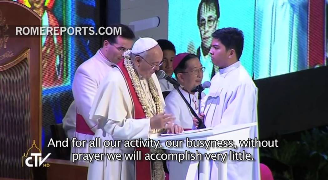 Pope Francis gives tips to families,  married couples and even children