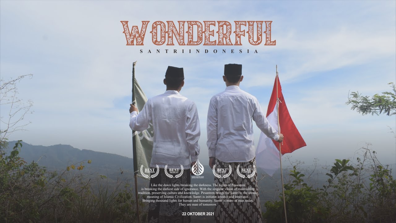 WONDERFUL SANTRI INDONESIA | Official Music Video Epic Medley Song Of HSN 2021 STAI AL ANWAR