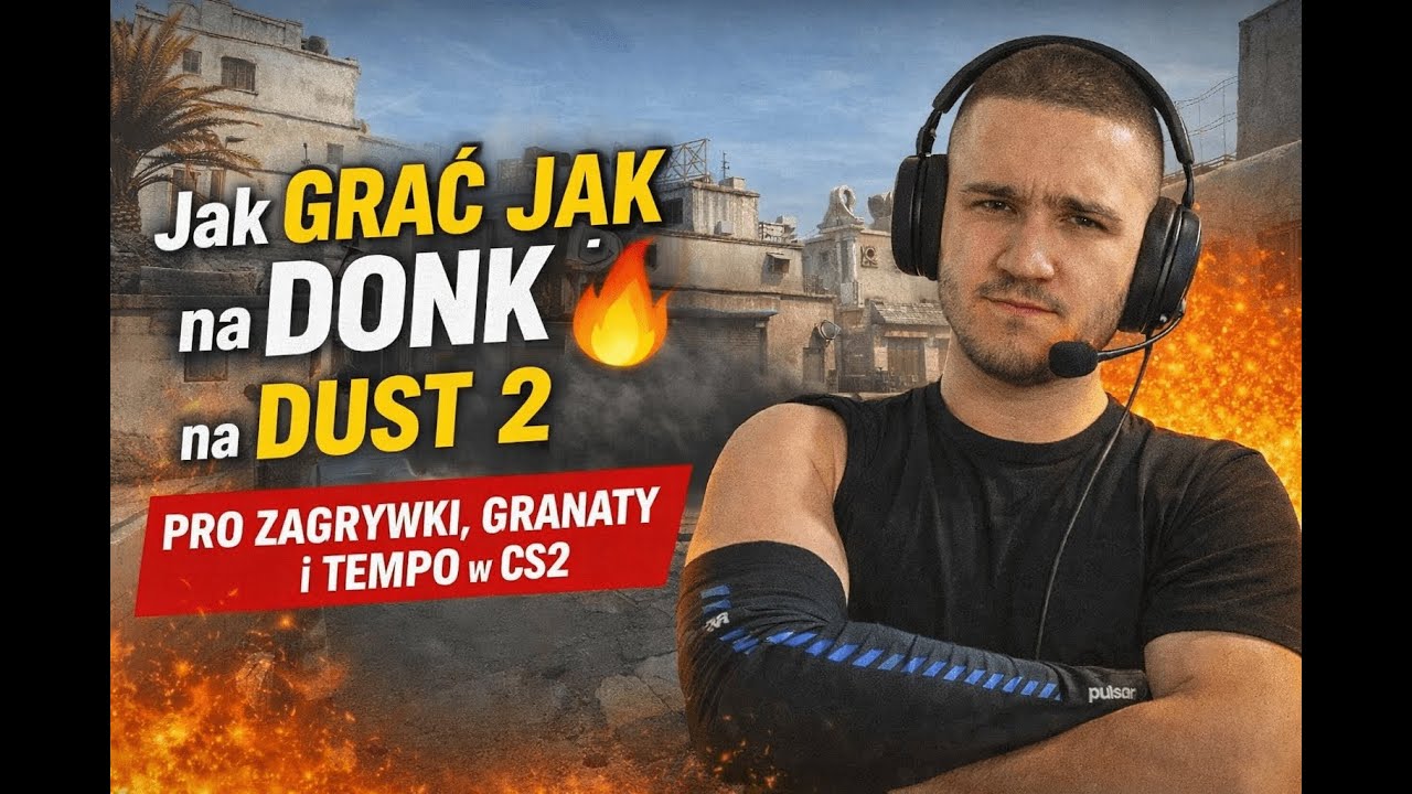 Jak GRAĆ JAK DONK na DUST 2 🔥 PRO ZAGRYWKI, GRANATY i TEMPO w CS2