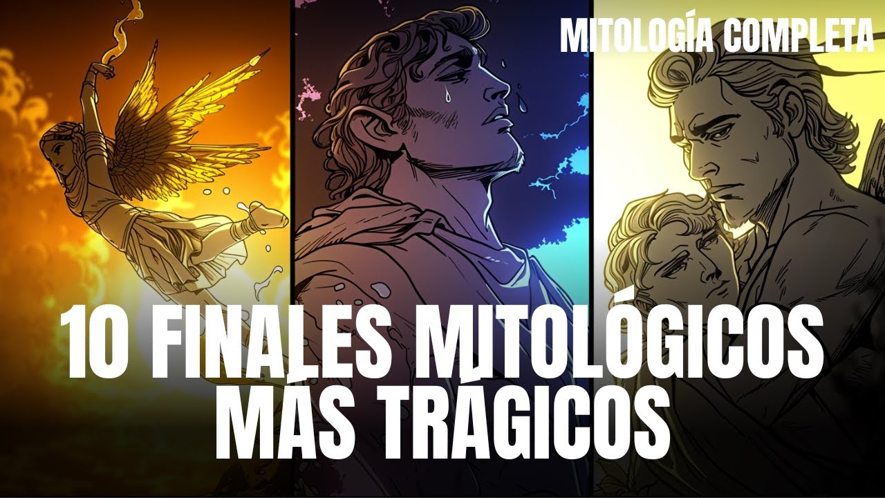 TOP 10 - Finales MÁS TRÁGICOS de la Mitología (Orfeo, Ícaro, Eco y más)