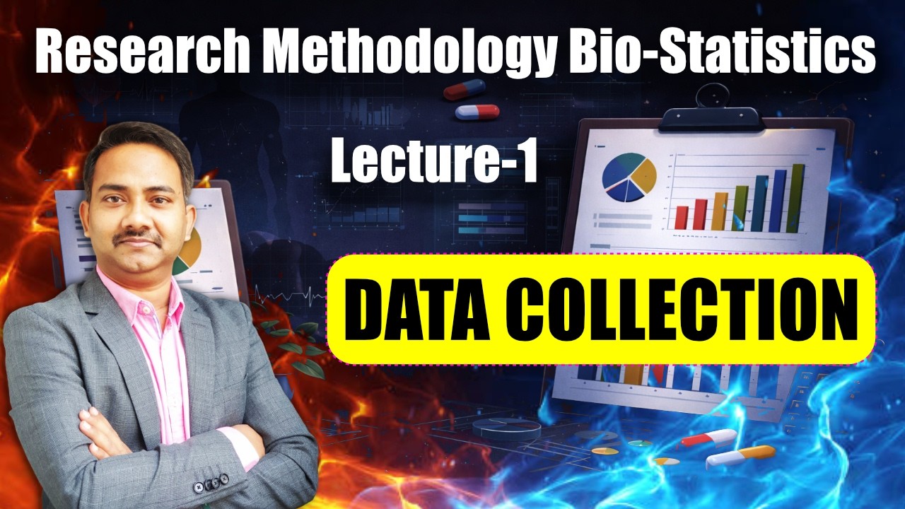 Data Collection | Research Methodology & Bio-Statistics for BAMS MBBS BHMS | Biomedical Research