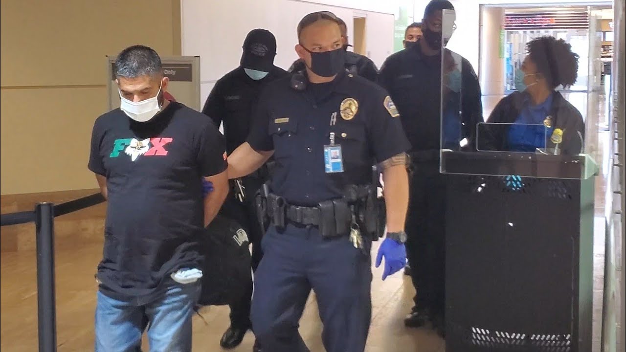 Man arrested by LAXPD Trying to get past  TSA checkpoint With large amount of THC terminal 5 LAX