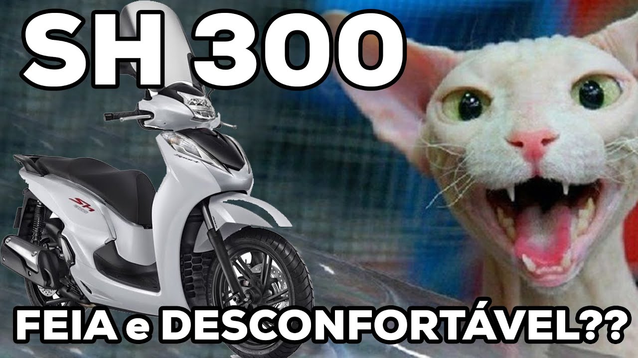 SH300 uma moto FEIA e DESCONFORTÁVEL??