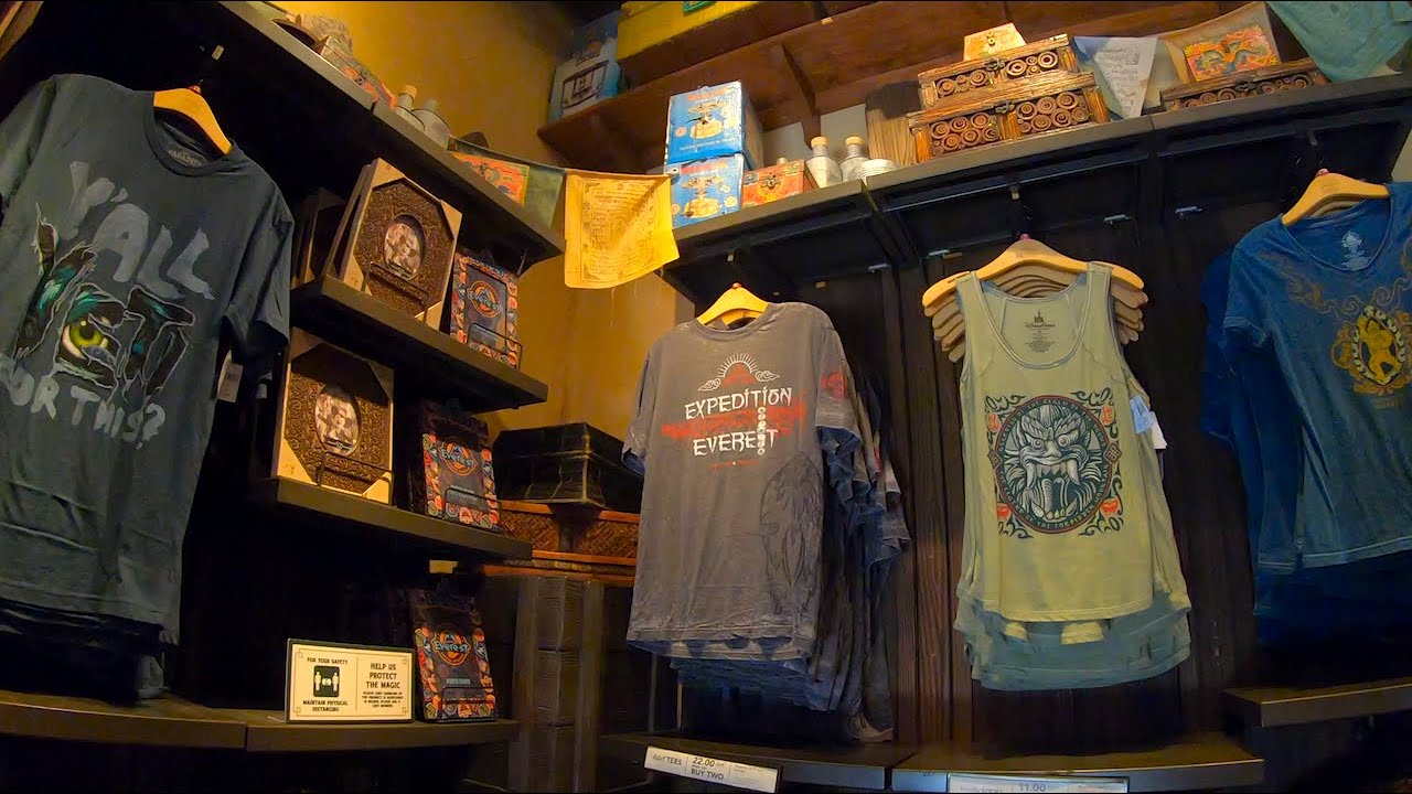 Expedition Everest Gift Shop and Yeti Souvenirs and More at Animal Kingdom [⁴ᴷ⁶⁰]