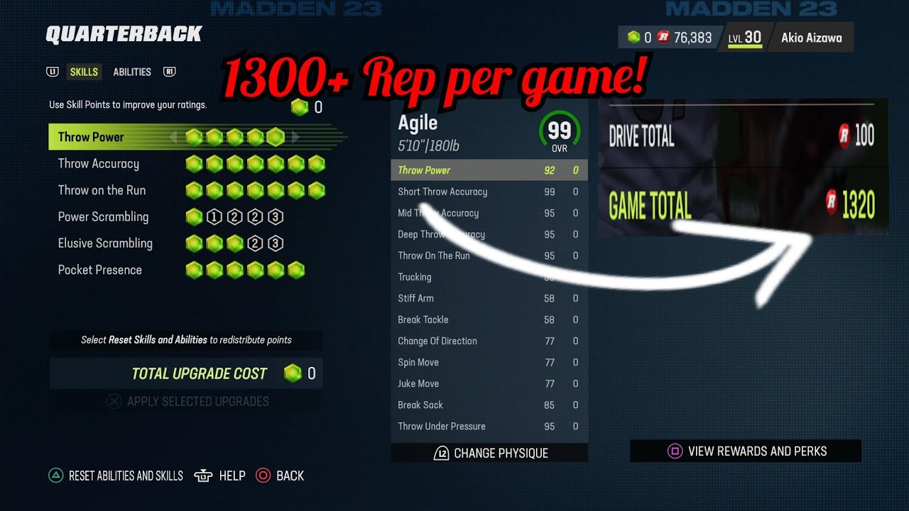 The Best and Fastest Level up method! | Madden 23 Yard and Face of the Franchise