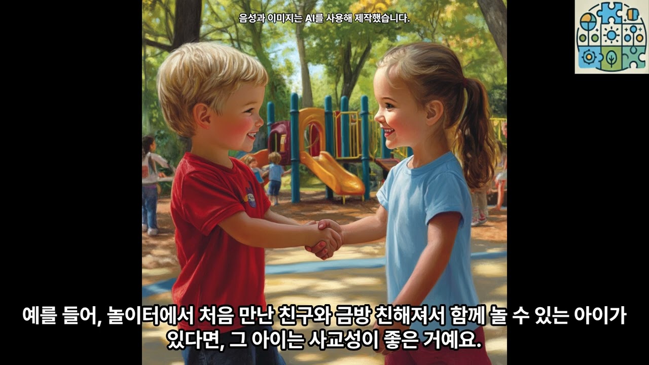 사교성과 사회성