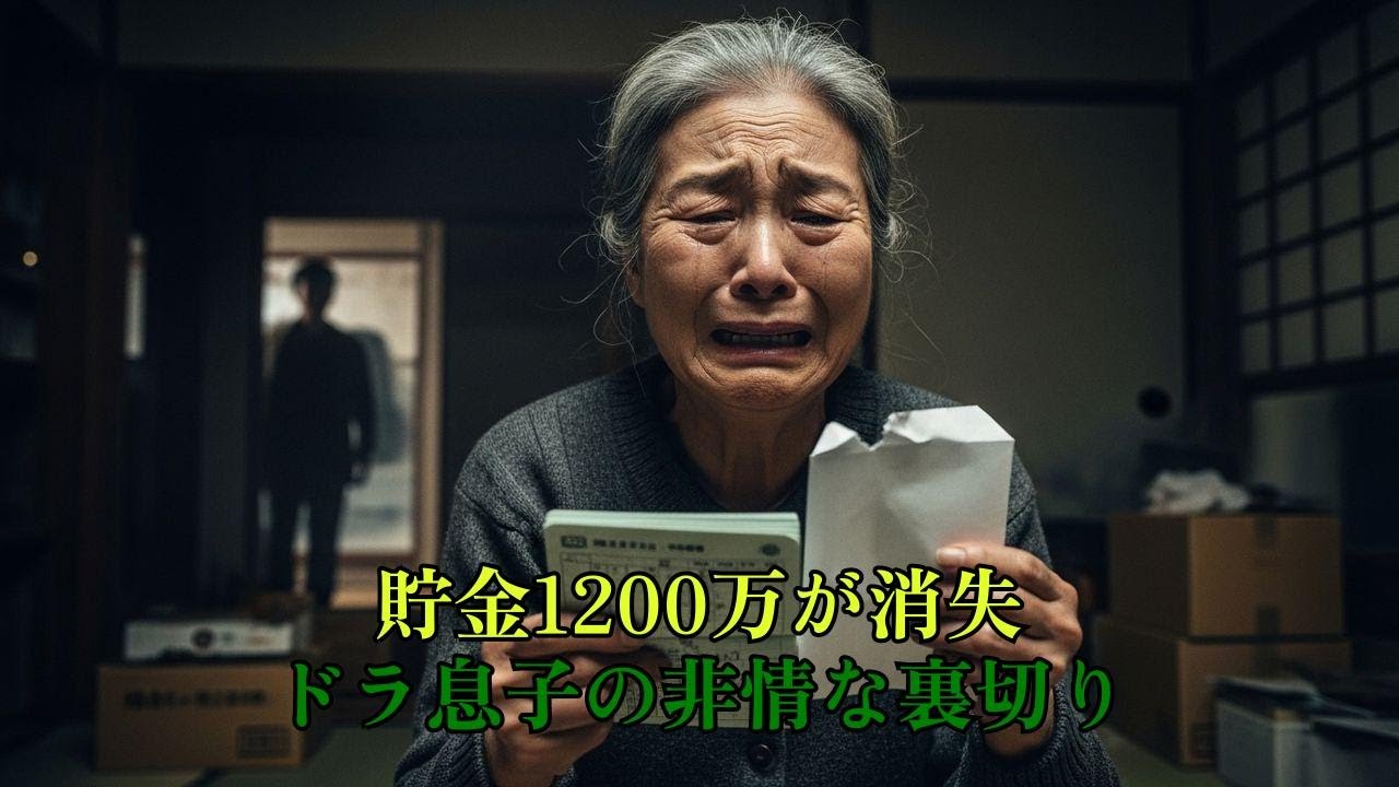 年金30万の天国から地獄へ…貯金1200万を溶かした息子の裏切りと、69歳妻がどん底で見つけた真の安泰