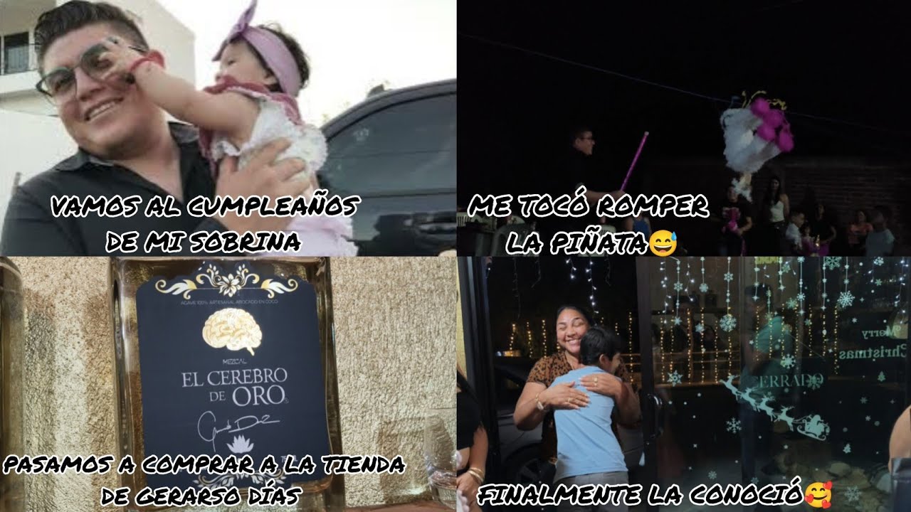 FIESTA DE CUMPLEAÑOS DE MI SOBRINA ‼️VAMOS A LA CASA DE GERARDO DÍAS‼️FINALMENTE LA CONOCIÓ‼️