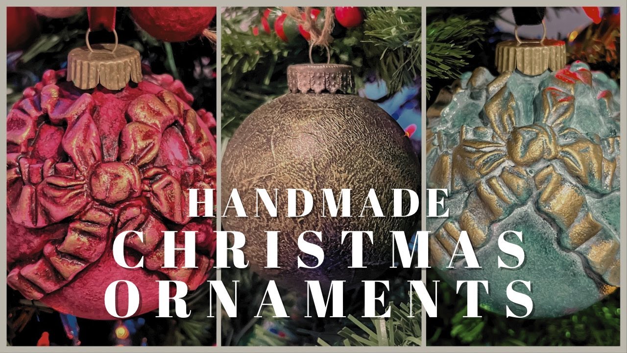 CHRISTMAS DIY! HANDMADE CHRISTMAS ORNAMENT IDEAS