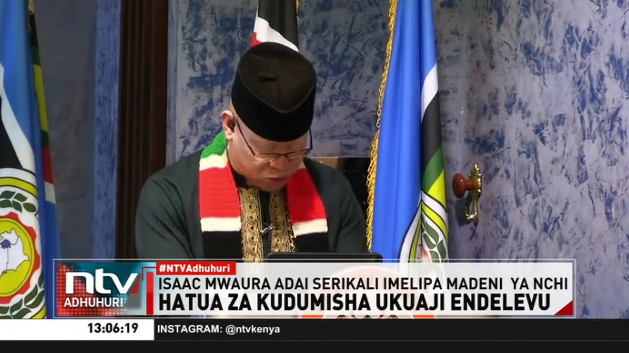 Isaac Mwaura adai serikali imelipa madeni ya nchi