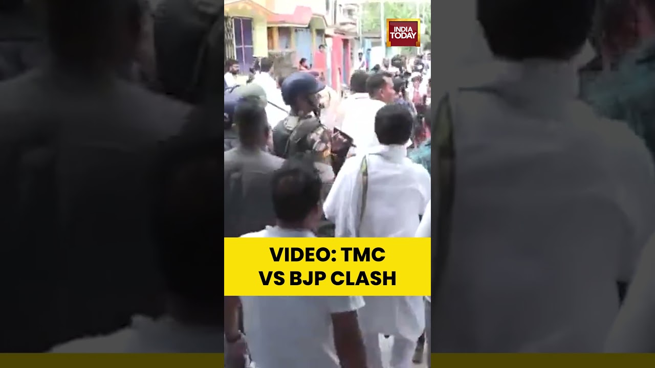 West Bengal Polls: Violence Erupts at North 24 Parganas Booth as TMC and BJP Workers Clash