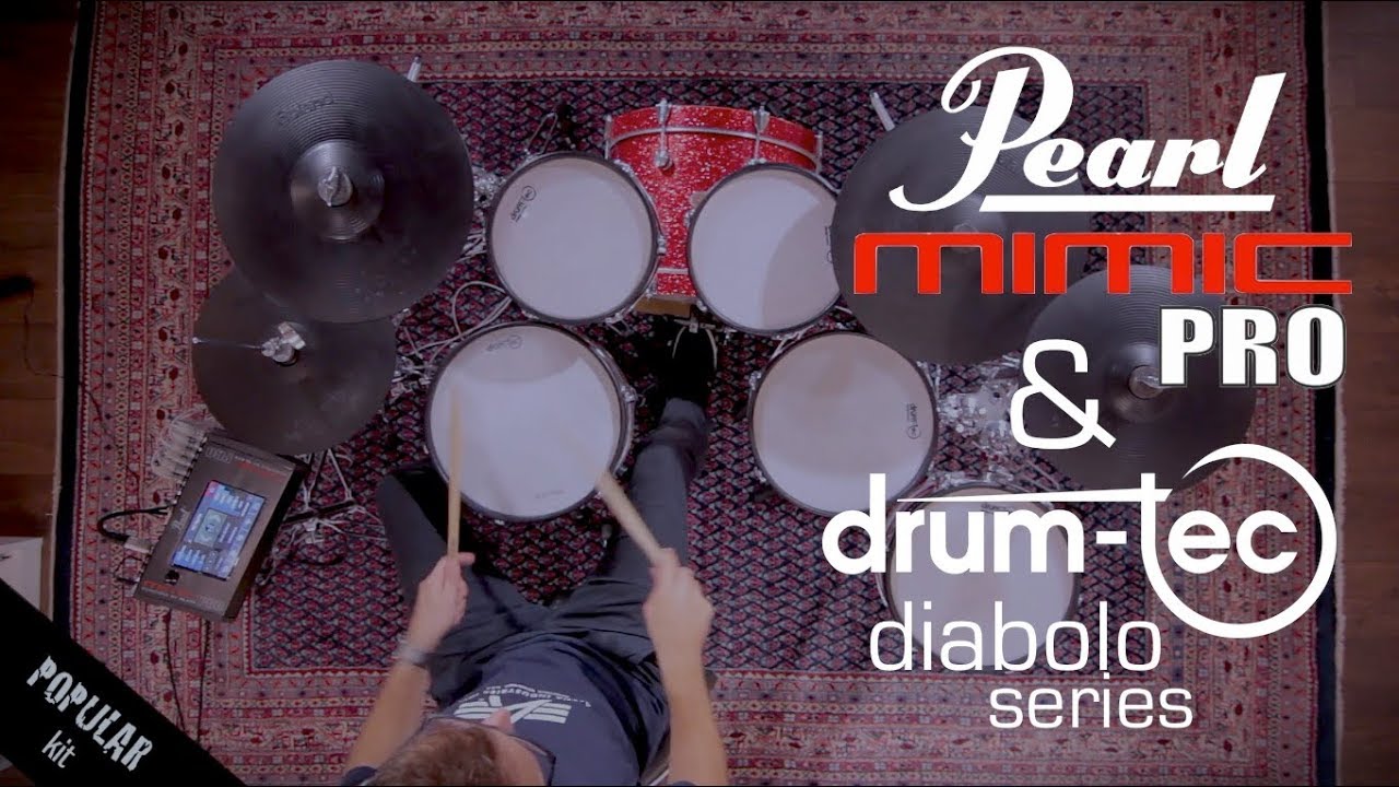Pearl Mimic Pro sound demo with drum-tec diabolo electronic drums