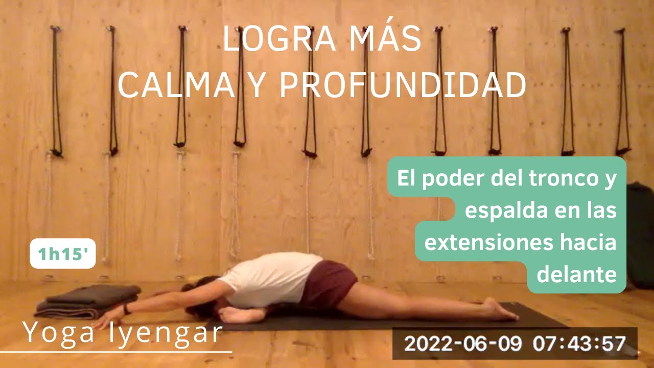 Yoga para la flexibilidad de pelvis y caderas: calma y rendición. Yoga Iyengar nivel avanzado