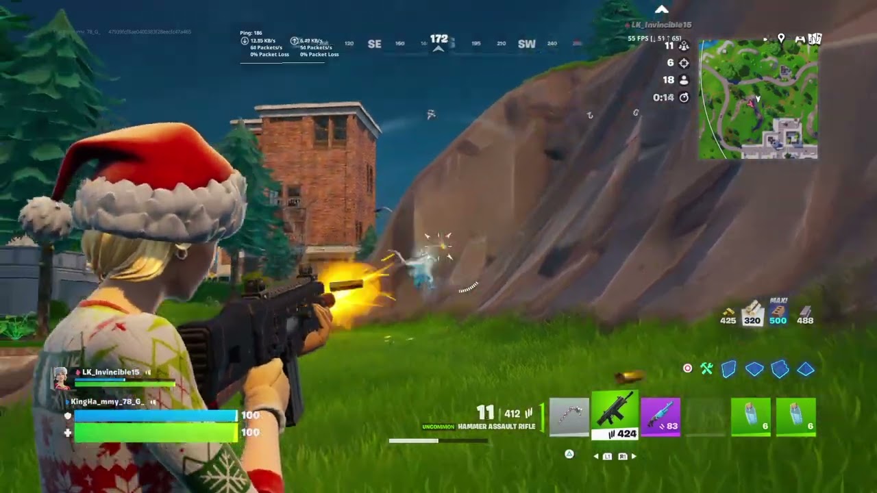 Dropping a 20 bomb  in reload duos