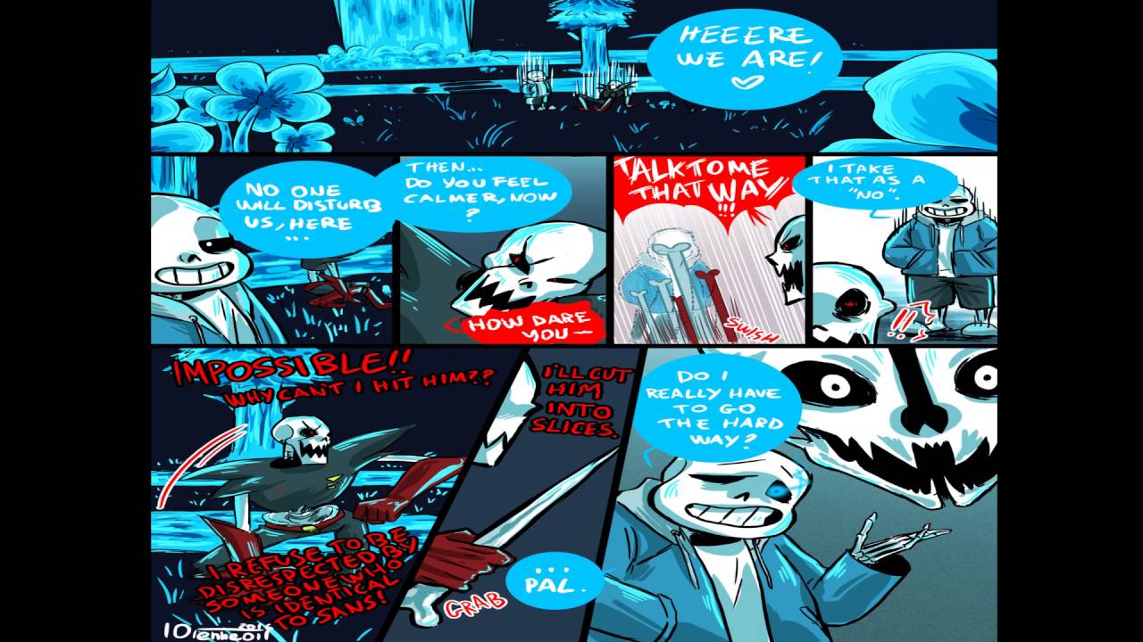 (Undertale)Underfell part 1 Comic dub