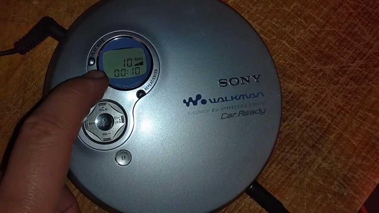 Reproductor Cd Sony Walkman D-ej756ck Con G-protection (02)