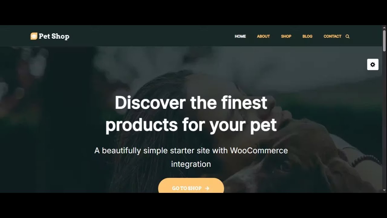 Demo 12 - Pet Shop Website - Web 24 Hours!