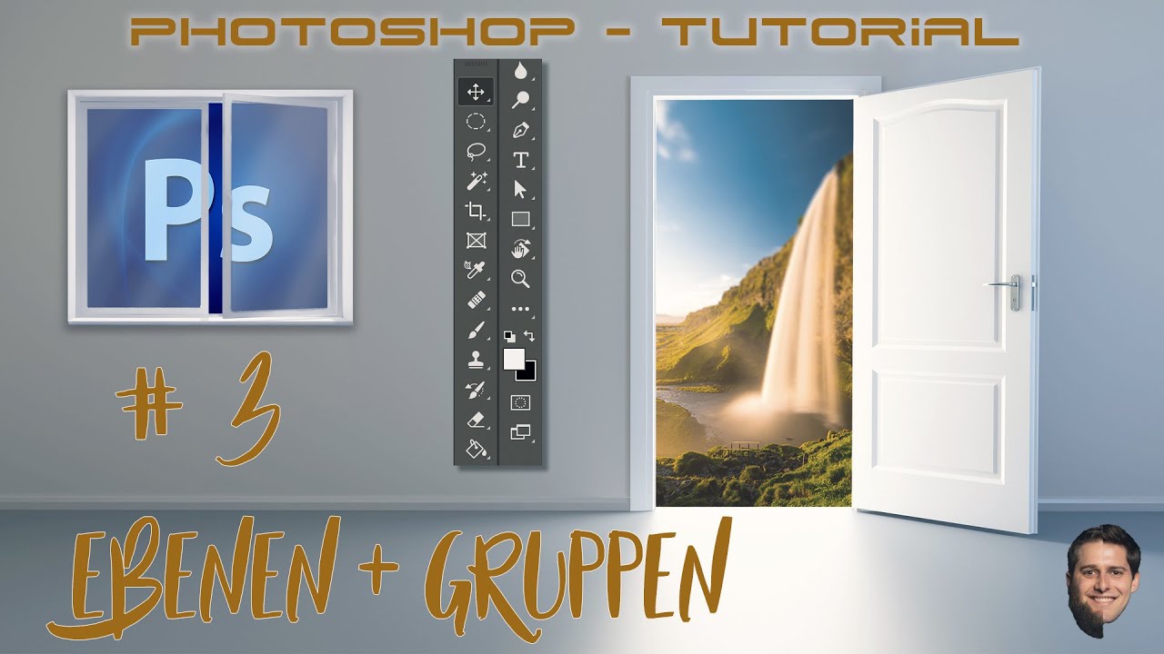 #3 Ebenen meistern und Gruppen beherrschen - PHOTOSHOP TUTORIAL