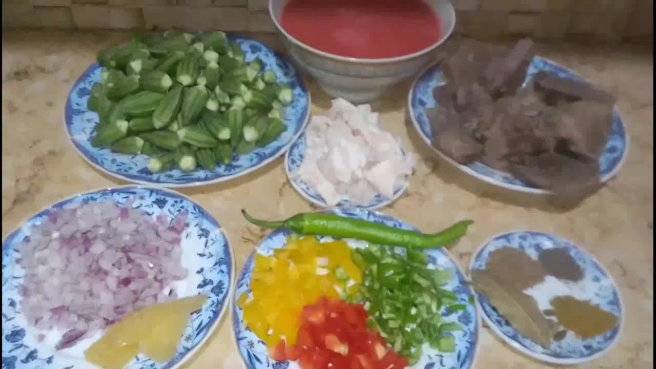 احلى طاجن باميه هتشوفه في حياتك