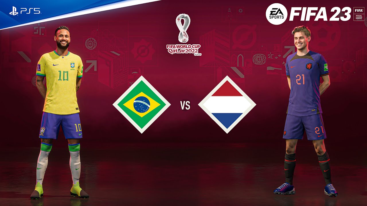 FIFA 23 - Brazil vs Netherlands - Qatar World Cup Final 2022 | PS5™ [4K60]