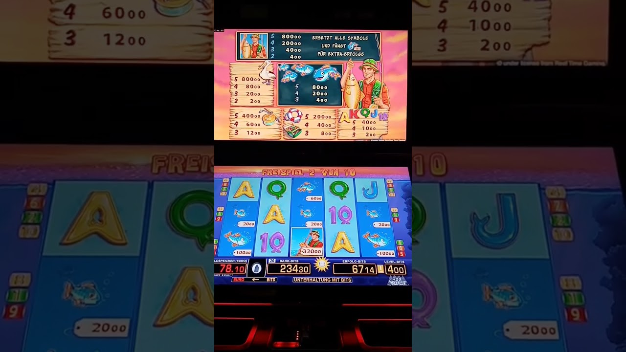 DAS KNALLT! Dicker JACKPOTGEWINN bei Fishin Frenzy auf 4&euro; Fach! Merkur KOTZT!