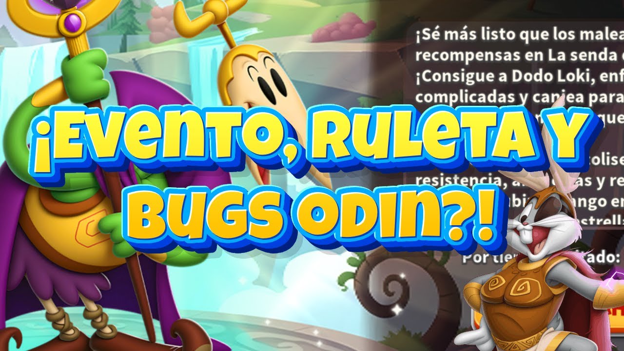 ¡Evento de Dodo Loki, Ruleta y Un Bugs Odín!