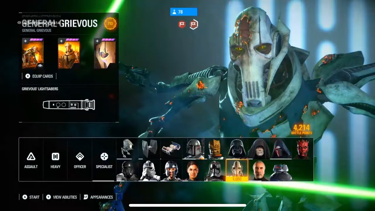 Another Day Another Grievous Gameplay Video! Road To Max Level 1000 - Star Wars Battlefront 2 