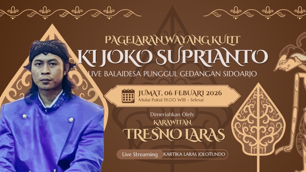 WAYANG KULIT DALANG KI JOKO SUPRIANTO LIVE DESA PUNGGUL GEDANGAN SDA