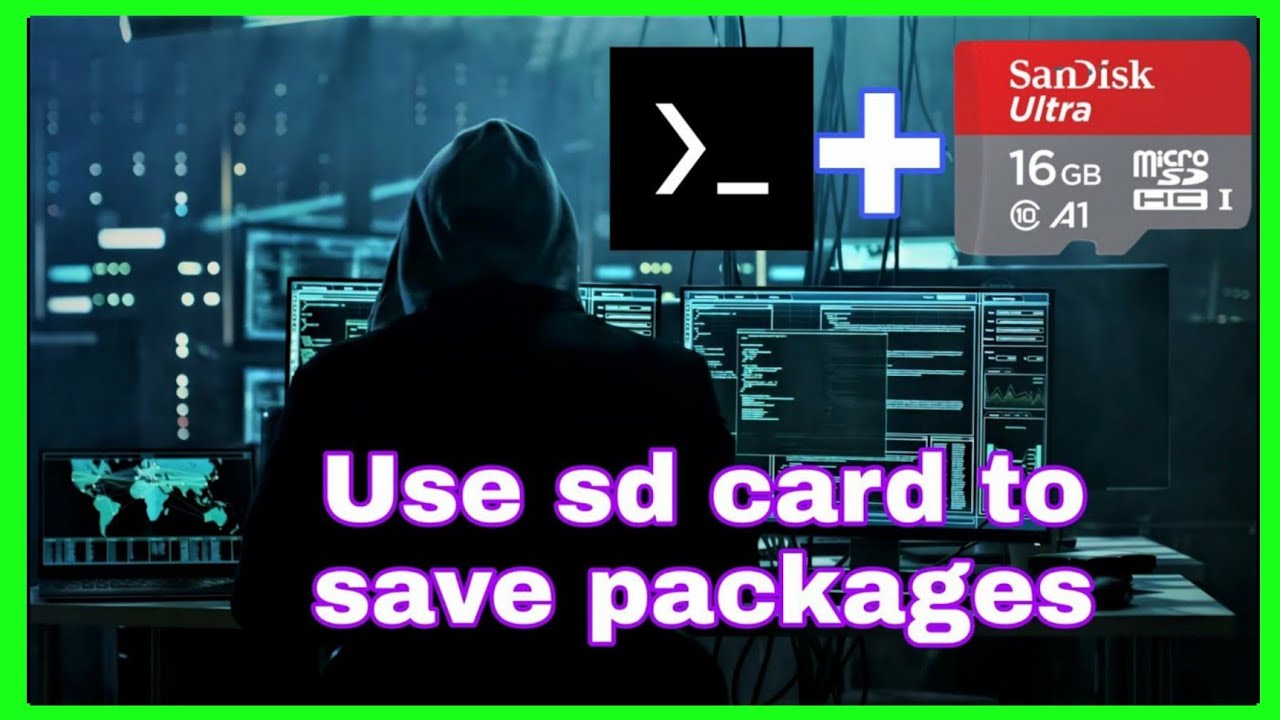 How to install Termux tools in sd card?