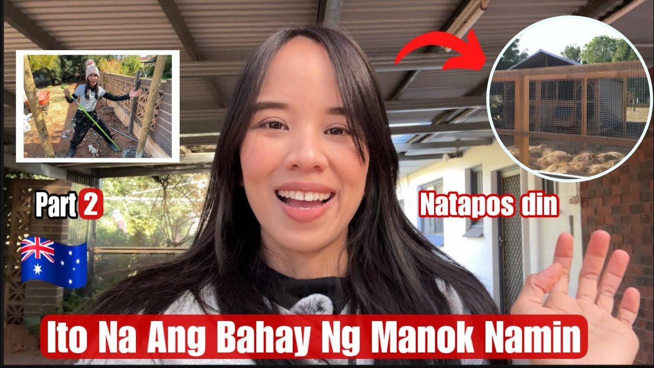Natapos Na Ang Ginawang Bahay Ng Manok|Sa Aming Backyard